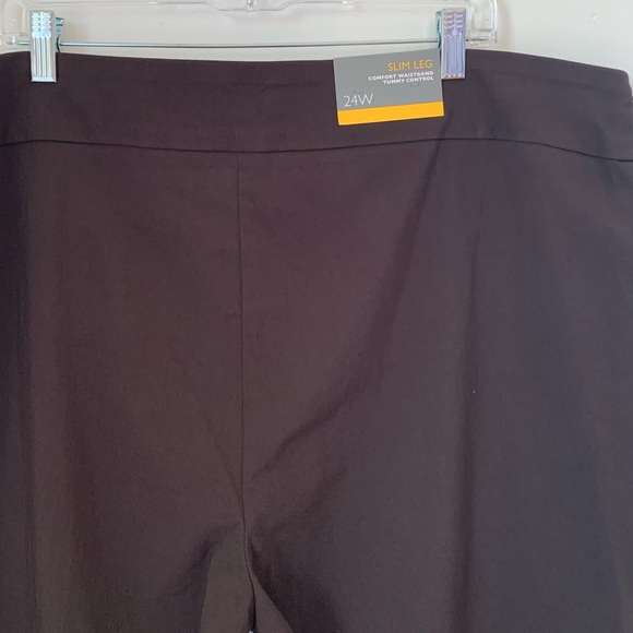 JM Collection Core Control Brown Pants - Picture 7 of 11